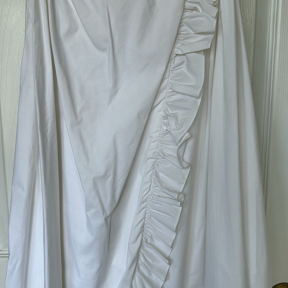 KIKA VARGAS White Sylvia Maxi Dress XS - Picture 4 of 5